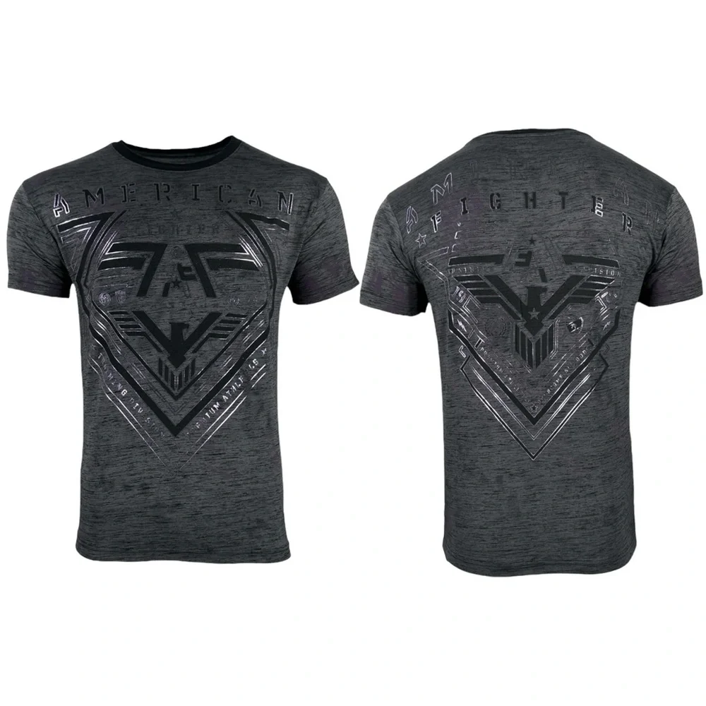 AMERICAN FIGHTER Men's T-shirt PERKINS Black Athletic XS-4XL